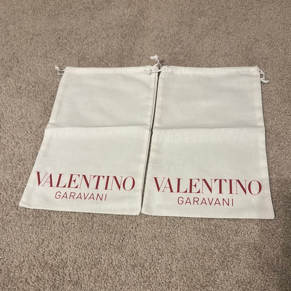 Valentino Garavani White Dust Bags